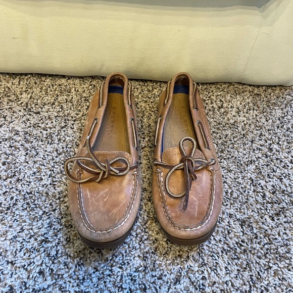 Vintage leather sperry boat shoe - Picture 1 of 4